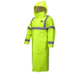 Image of MCR Safety Big Jake 2 PVC/Meta-Aramid Flame Resistant Rain Coat, ANSI Class 3 Hi-Vis Standard, HRC2/CAT2, ARC Rating ATPV 11 cal/cm2