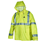 Image of MCR Safety Big Jake PVC/Nomex Flame Resistant Rain Jacket, CSA Z96 Class 2/ANSI 107 Class 3 Hi-Vis Standards, ARC Rating ATPV 8.9 cal/cm2, CAT2