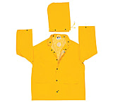 Image of MCR Safety Classic Series Waterproof Rain Jacket, .35mm PVC/Poly, Corduroy Collar and Detachable Hood