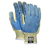 Image of MCR Safety Cut Pro Hero 7 Gauge Regular Weight Shell Cut Resistant Work Gloves, ARX Aramid, PVC Dotted Back and Palm
