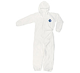 Image of MCR Safety DuPont Tyvek Coverall with Zipper Front, Elastic Sleeves &amp; Ankles, Attached Hood