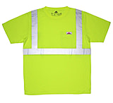 Image of MCR Safety Hi Vis Safety Work T-Shirts, Soft Poly Jersey Knit, Short Sleeve and Tagless Design, ANSI 107 Type R Class 2
Fluorescent Lime