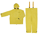 Image of MCR Safety Hydroblast Series Rain Jacket, Attached Hood and Bib Pants, .35mm Neoprene/Nylon Rain