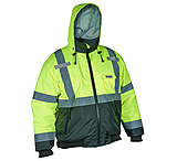 Image of MCR Safety Luminator Two Tone Value Bomber Jacket, Class 3 Insulated, Silver Reflective Stripes