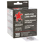 Image of MCR Safety Pre-Moistened Anti-Fog Lens Wipes Individually Packaged Lens Cleaning Towelettes 100 Wipes Per Box 6 Boxes Per Case