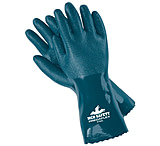 Image of MCR Safety Predaflex Flexible Fully Coated Work Gloves, Nitrile Brushed Interlock Liner, 12in Gauntlet Cuff