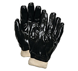 Image of MCR Safety PVC Coated Work Gloves, Single Dipped with Smooth PVC, Soft Interlock Lining, Comfortable Knit Wrist