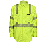 Image of MCR Safety Summit Breeze Class 3 Flame Resistant Shirt, 5.5oz Inherent Blend, Long Sleeve with Vented Underarms and Back, CAT 2