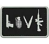 Image of Merica Life LOVE - Pistol Grenade Knife Rifle PVC Patch