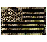 Image of Merica Life Reflective Fabric US Flag Forward Patch