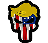 Image of Merica Life Trumpinator Skull US Flag Patch