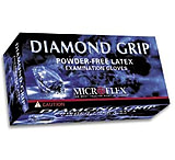 Image of Microflex Diamond Grip Latex Gloves, Microflex MF-300-XS X-Small, Pack of 100