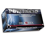 Image of Microflex Powergrip Lightly-Powdered Latex Gloves, Microflex PG199-M, Pack of 100