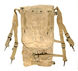 Image of Military Surplus Original Undated GI WWI &amp; WWII M1928 Haversack