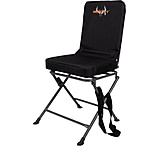 Muddy Padded Swivel Chair, Black, MUD-PSCHR