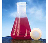 Image of Nalge Nunc Erlenmeyer Flasks, Teflon FEP, with Screw Cap, NALGENE 4106-0250