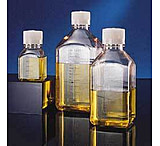 Image of Nalge Nunc Square Media Bottles, PETG, Sterile, Graduated, NALGENE 2019-2000, Case of 12