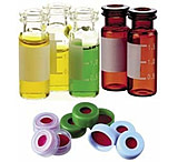 Image of Thermo Scientific Target Snap-It Crimp-Top/Snap-Cap Vials, Thermo Scientific C4011-51R Caps Red Snap-It Cap