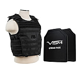 Image of NcSTAR Expert Carrier Vest w/ Two 11 in x 14 in Shooters Cut Hard PE Ballistic Panels