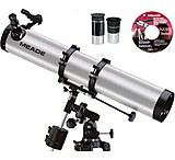 Image of Meade 114EQ-AR 114mm Telescope 4.5&quot; Equatorial Reflector with Red Dot Finder Scope, Full-Size Tripod, 2 Eyepieces, Meade Autostar Suite Software 04067