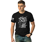 Image of Nine Line Apparel Amer Skull Men's T-shirt Black Large