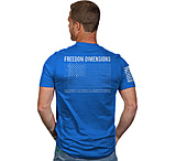Image of Nine Line Apparel Freedom Dims Men's T-shirt Royal Small