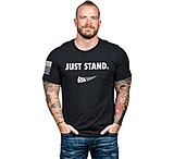 Image of Nine Line Apparel Just Stand Men's T-shirt Black Medium