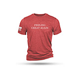 Image of Nine Line Feeling Great Again Short Sleeve Shirt Red Triblend 2XL AD752B27