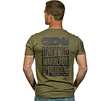 Image of Nine Line Apparel Warheads On Forheads Men's T-shirt Grn Xl
