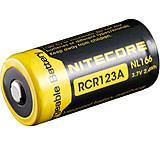 Nitecore NL166 650mAh Rechargeable Li-ion RCR123A 16340 Battery, Yellow, 6952506490318