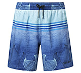 Image of Oakley SI Beach Flower Striped 18 Inches - Mens