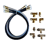 Image of Octopus Autopilot Drives 30" Hose &amp; Fitting Kit Including Orb &amp; NPT Helm Fittings