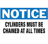 Image of Brady 3inx5in Notice Chain Cylinders 262-60314