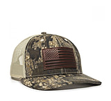 Image of Outdoor Cap Meshback Cap w/American Flag