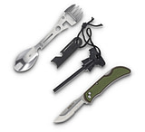 Image of Outdoor Edge Cutlery 3inch Razor Carry + Spork + Ferro Rod 2 Blades