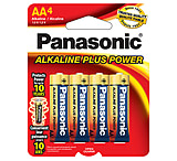 Image of Panasonic Alkaline Size AA Plus Power Batteries - Pack