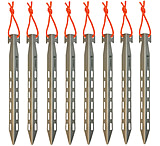 Pathfinder Titanium Tent Stake Set, 8-Piece, TI TENT STAKE SET 8PC