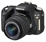 Image of Pentax 6.1 Megapixel K110D Digital SLR Camera with 18-55mm Lens Kit 19028