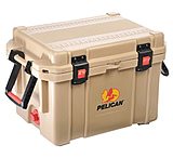 Image of Pelican 45QTTAN Cooler 45Qt Elite Sloped Drain Fish Scale Tan