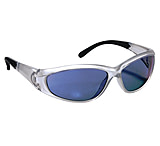 Image of Peltor 3M Tekk Protection Shooting Glasses Blue Mirror Lens/Silver Frame 90983-00002