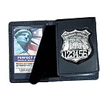 Image of Perfect Fit Duty Leather Flip Out Badge &amp; Double ID Case