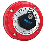 Image of Perko 8504DP Medium Duty Battery Selector Switch w/Alternator Field Disconnect &amp; Key Lock