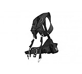 Image of PortaBrace AH-3 Audio Harness with Memory Foam and Belt - Black