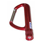 Image of Porta Brace Carabiner Clip Flashlight Kit, Red