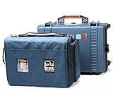 Image of PortaBrace PB-2750IC Superlite Wheeled Hard Case with Soft Interior Case 16x8x14 interior (Blue)