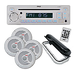 Image of Pyle Marine 4 Speaker CD/USB Package