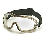 Image of Pyramex Chem Splash Safety Goggles - Gray Frame, Clear Anti-Fog Lens -