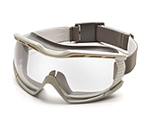 Image of Pyramex Capstone Safety Goggles, single - Gray Frame, Clear Anti-Fog Lens
