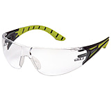 Image of Pyramex Endeavor Plus Clear Lens Black/Green Frame SBGR9610S