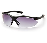 Image of Pyramex Fortress Safety Glasses - Gradient Gray Lens, Black Frame